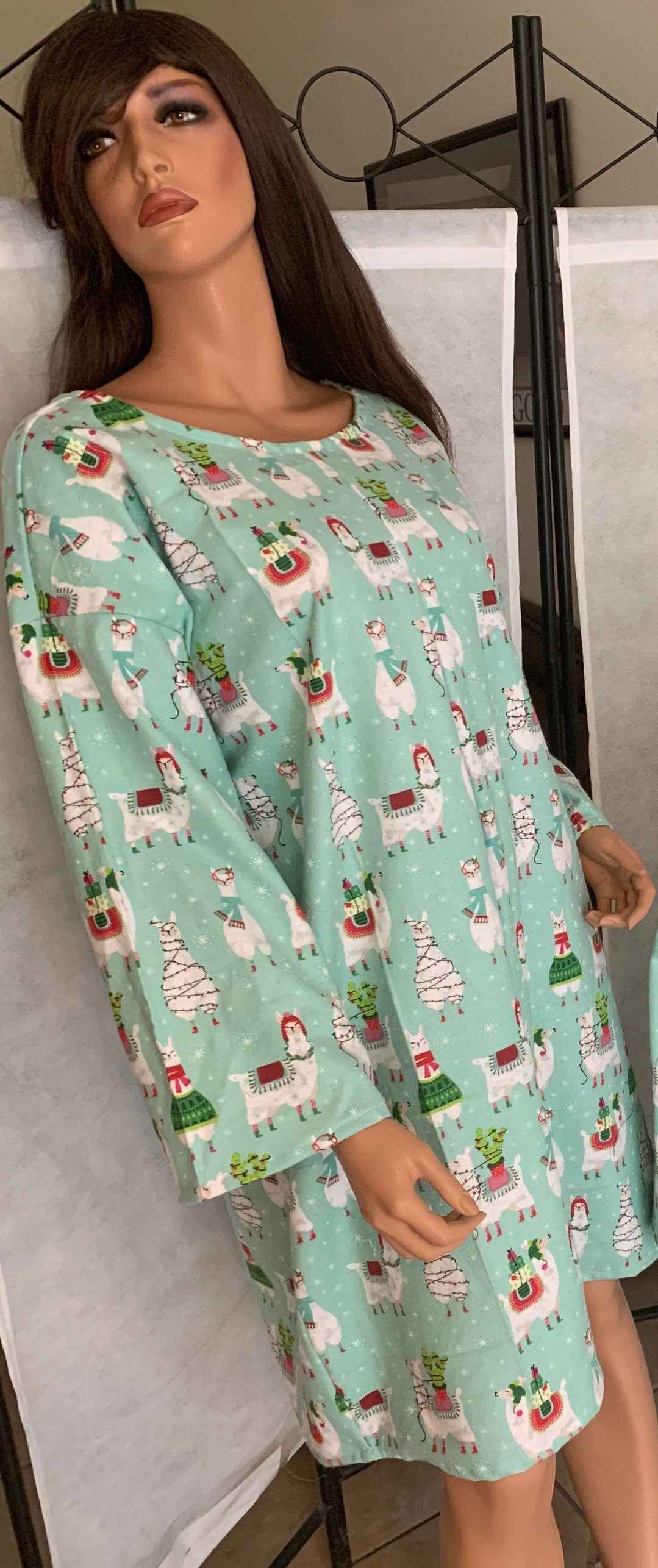 Custom Christmas Nightgown for Woman Etsy