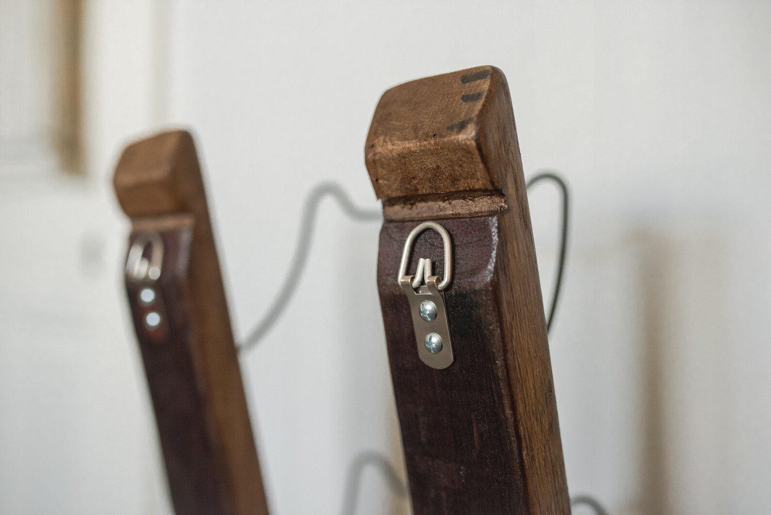 Wall Mounted Wine Barrel Stave Wine Rack for 5 Bottles Wine Etsy