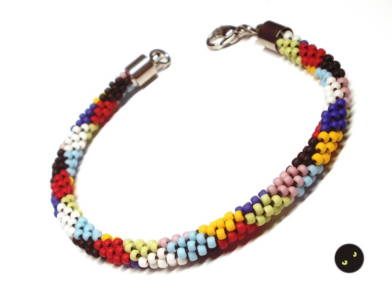 Tutorial for Multi-color diamond Kumihimo Bracelet or Necklace. - Etsy