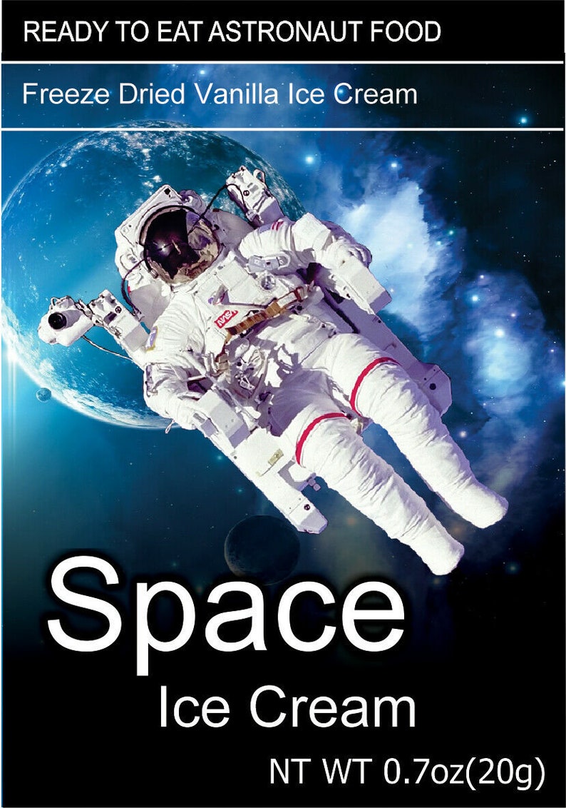 10 Ct Space Freeze Dried Ice Cream Etsy