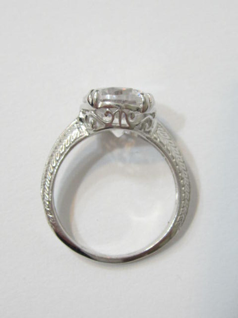Antique Engagement Ring Edwardian Style Engagement Ring Etsy