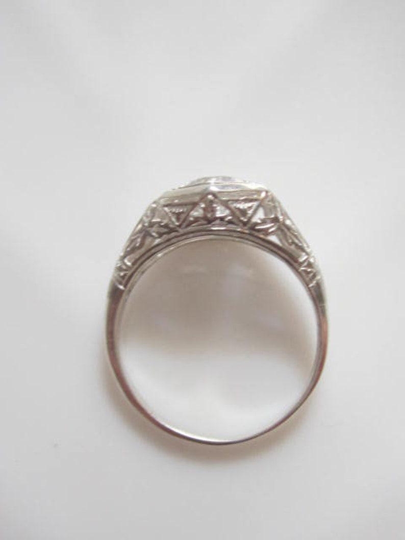 Art Nouveau Engagement Ring Antique Style Engagement Rings Etsy