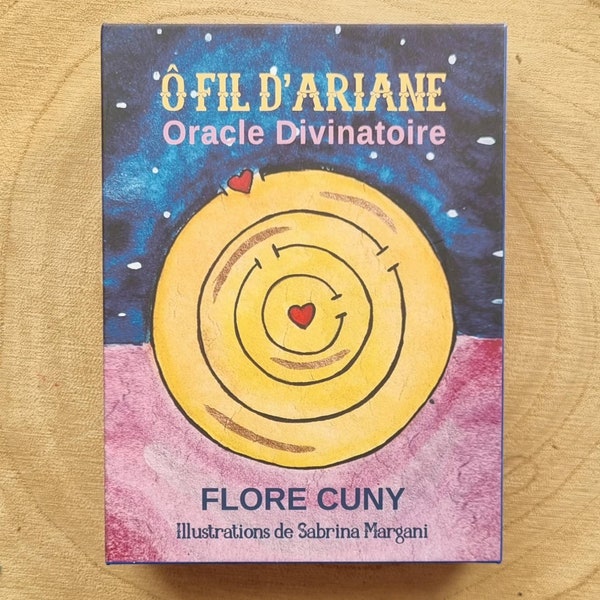 Oracle divinatoire, Ô Fil d'Ariane, Oracle en français, 62 cartes illustrées avec livret