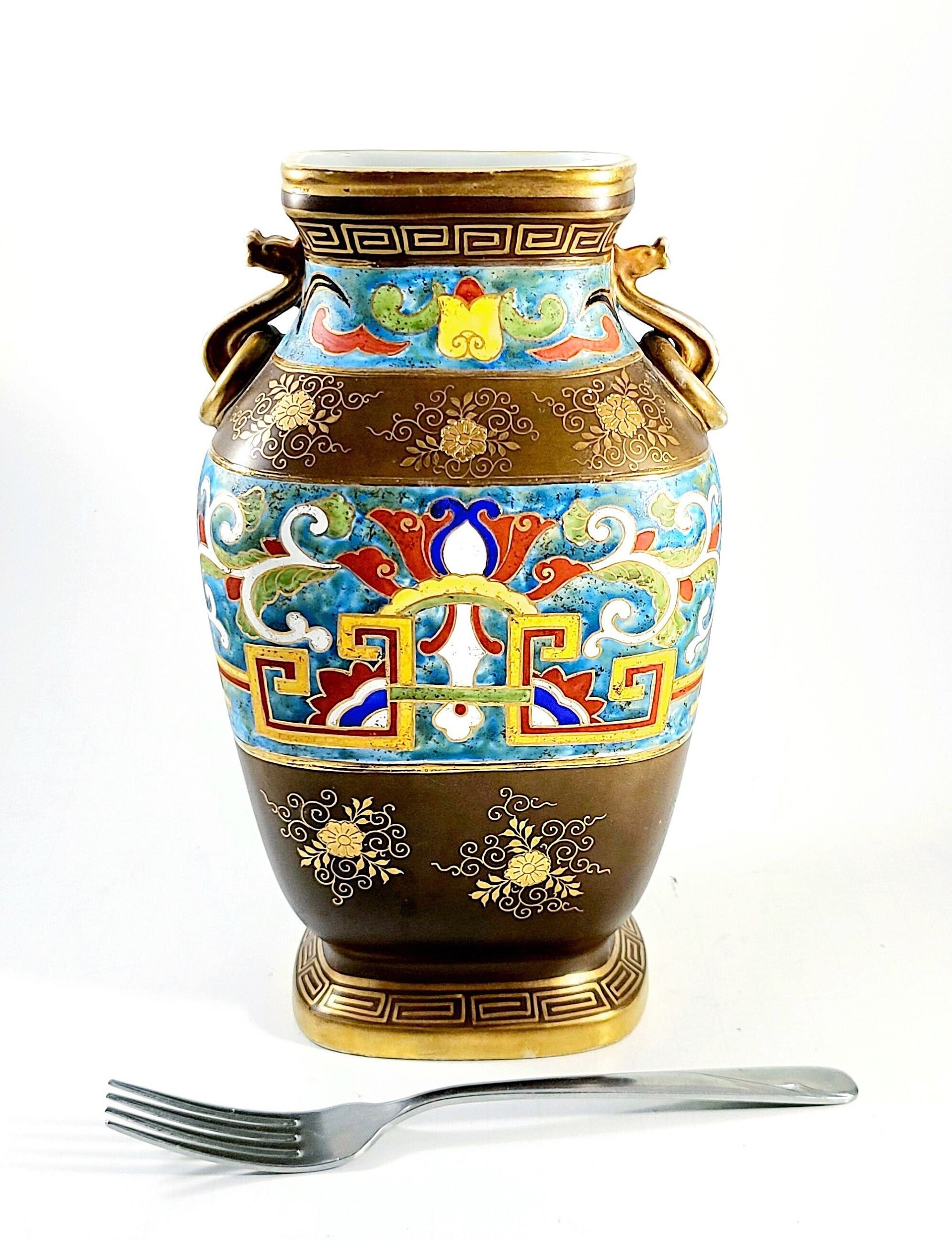 Greek Art Deco Vase Etsy