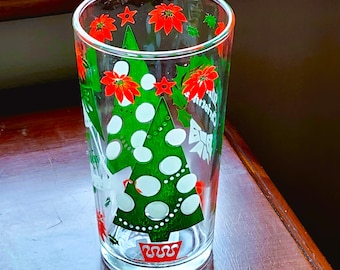 Mid Century Hazel Atlas Holiday Glass:  Merry Christmas & New Year 1950s–70s