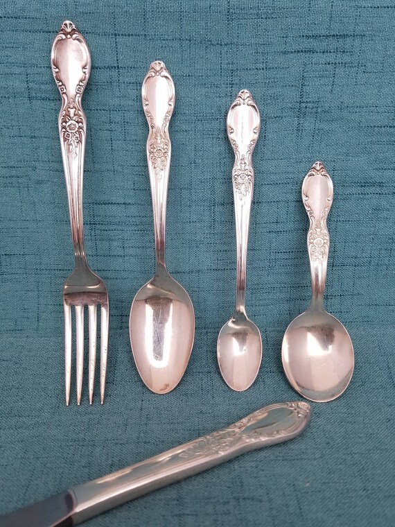 victorian rose silverware