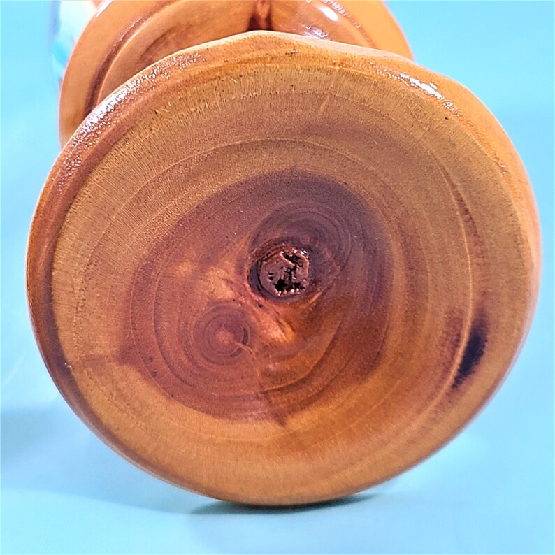 Wood Curacao Painted Souvenir Vintage 80s Tropical or Tiki Etsy