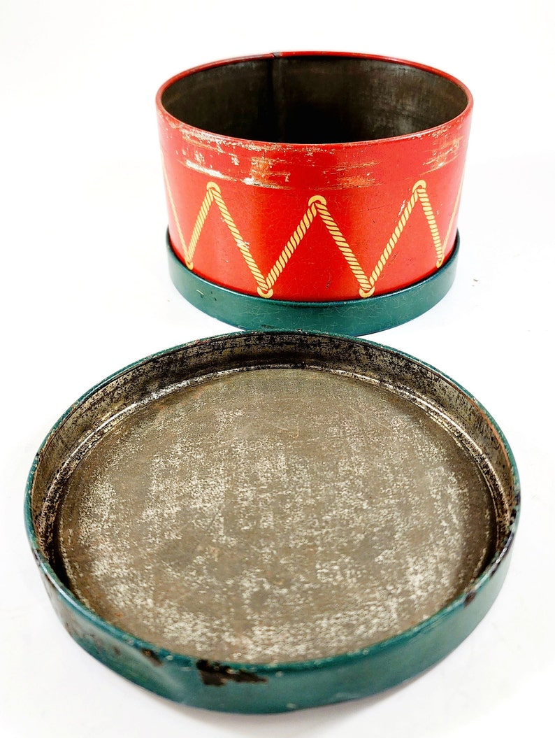 Drum Tin Vintage 40s to 60s image 7