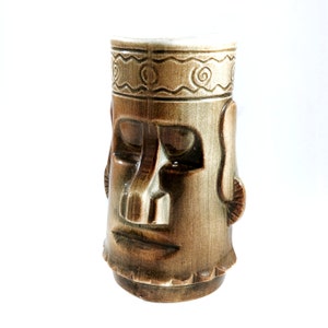 Westwood Japan Brown Ceramic Tiki Mug Stein R65-C1303 Mid Westwood Japan Brown Ceramic Tiki Mug Stein R65-C1303 Mid