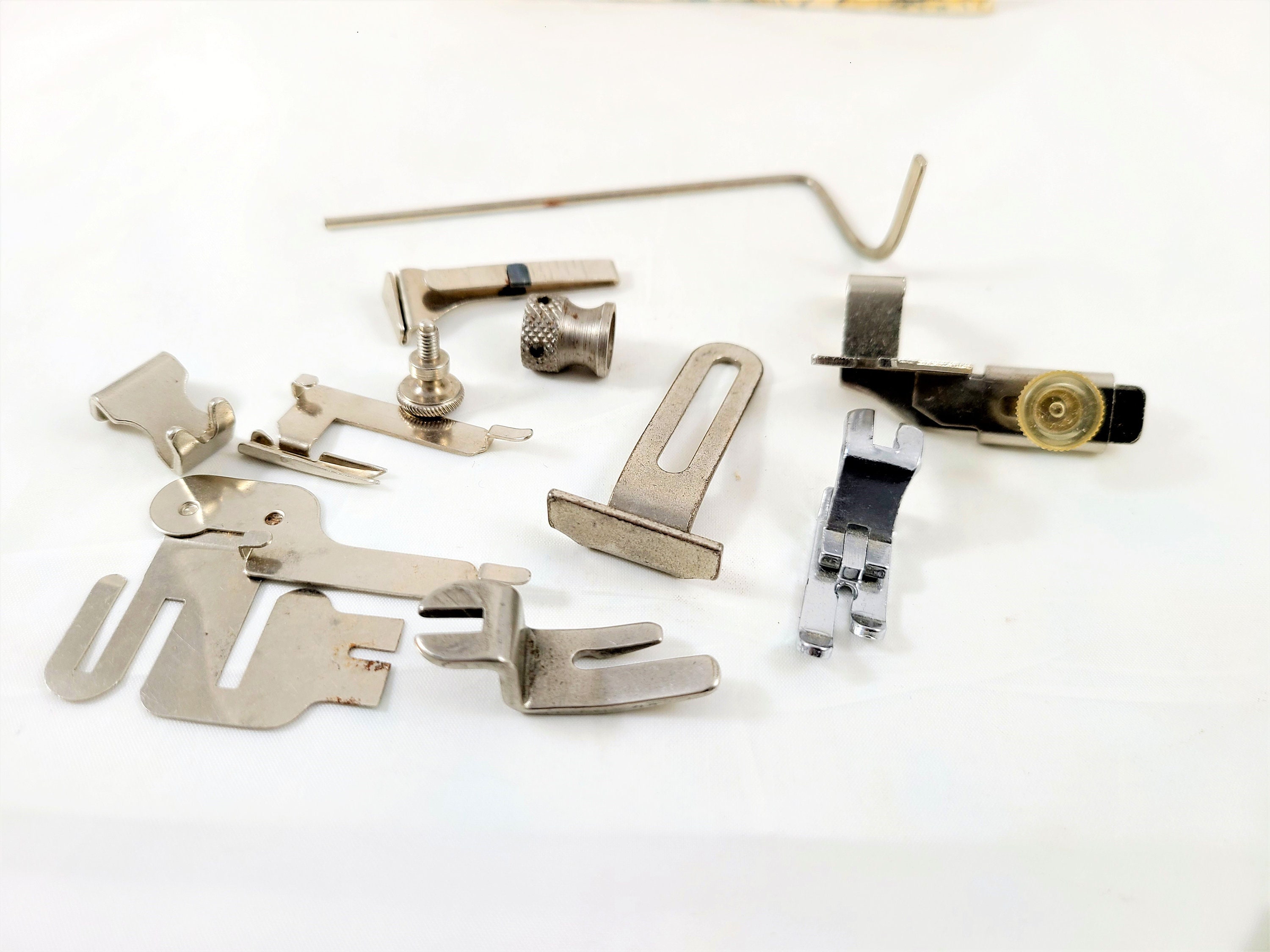 Sewing Machine Parts Greist Rotary Attachments Box With Tucker Etsy
