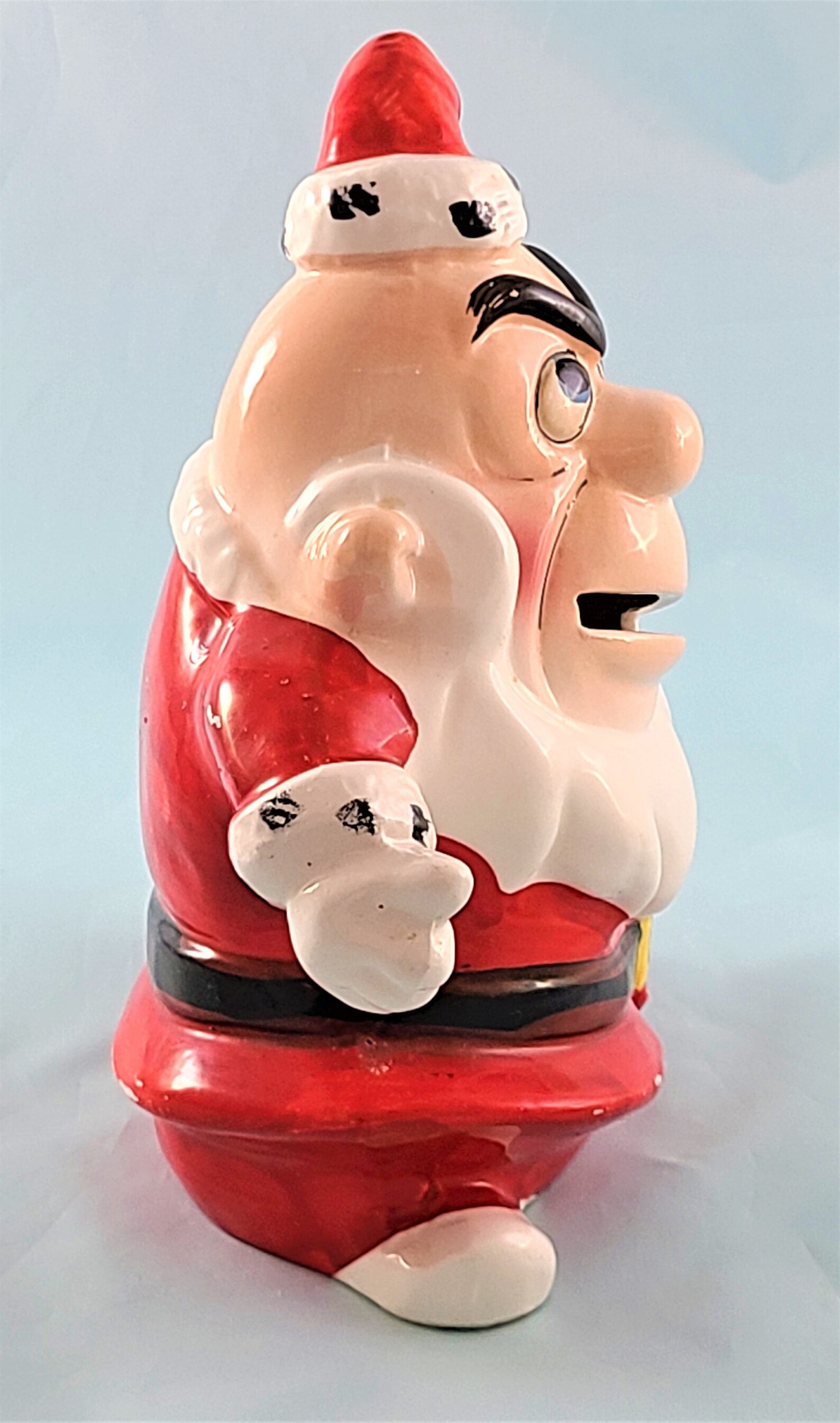 Kreiss Psycho Ceramic Santa Bank Christmas 60s Grumpy Angry | Etsy