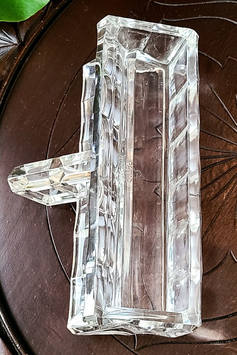 Heisey Glass Sugar Cube Holder With Sugar Cube Tongs Antique Etsy
