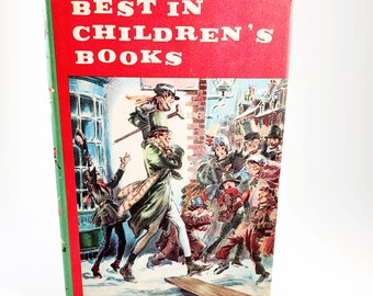 Best In Children's Books Nelson Doubleday 1957, Illustrated 160 Pages, The Night Before Christmas, Abridged Christmas Carol