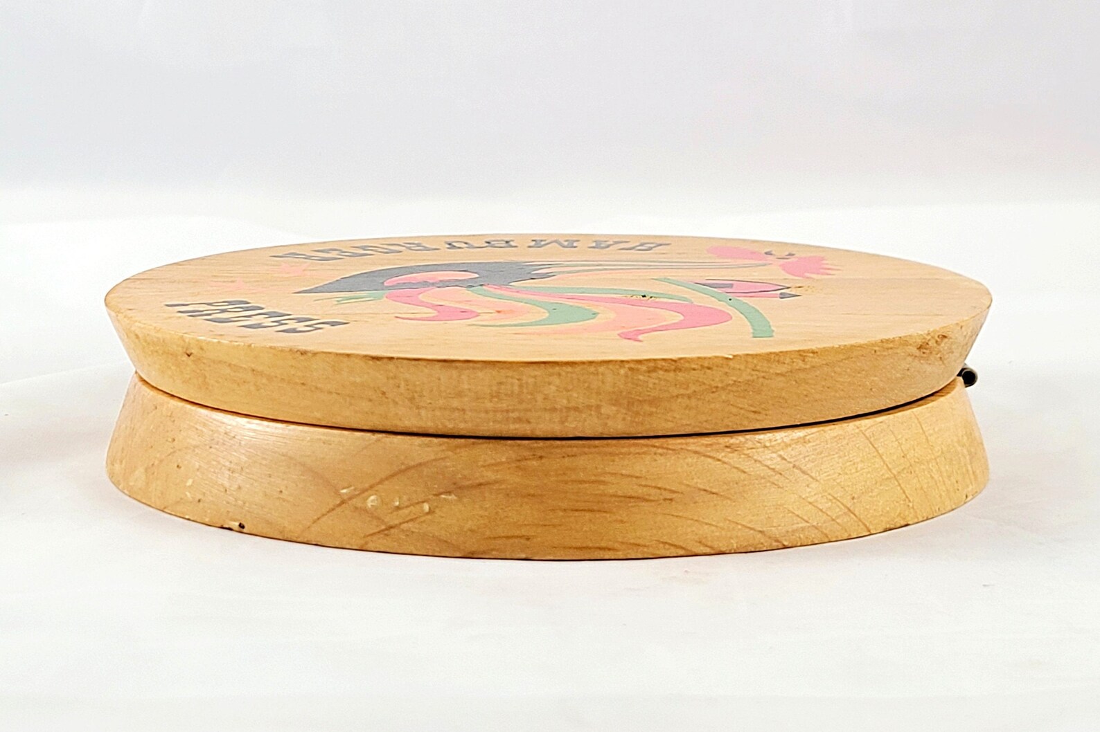 Wood Hamburger Press Rooster Farmhouse Design Vintage 60s Etsy