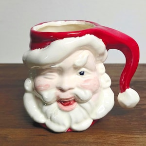Vintage Santa Dish - Etsy