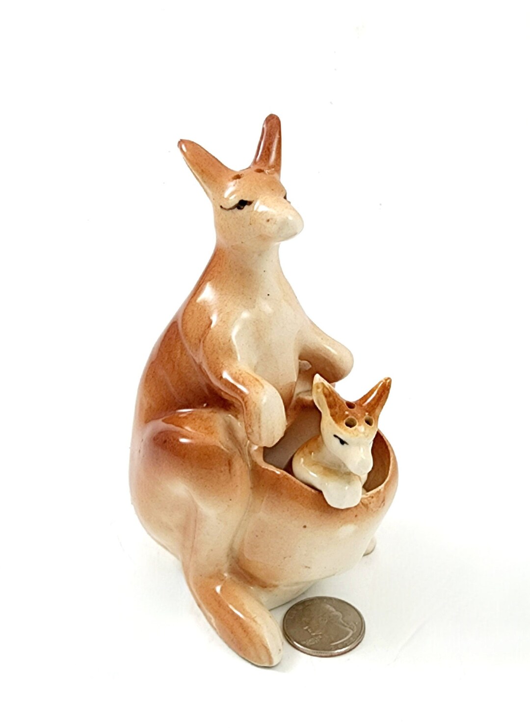 Kangaroo Salt and Pepper Shakers Made in Japan Vintage 60s Etsy
