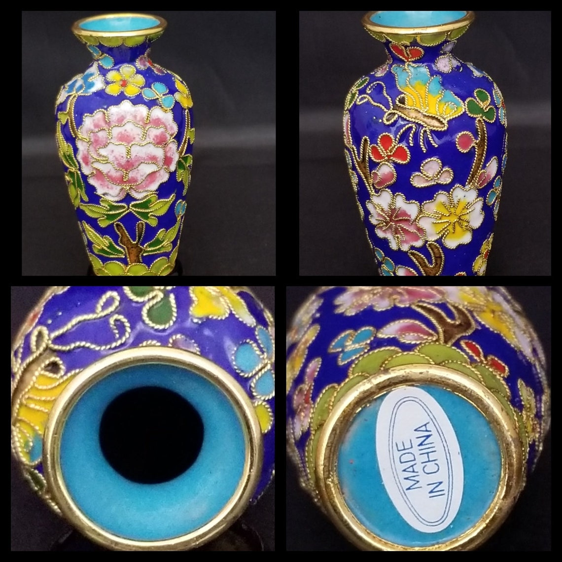 cloisonne mini vase