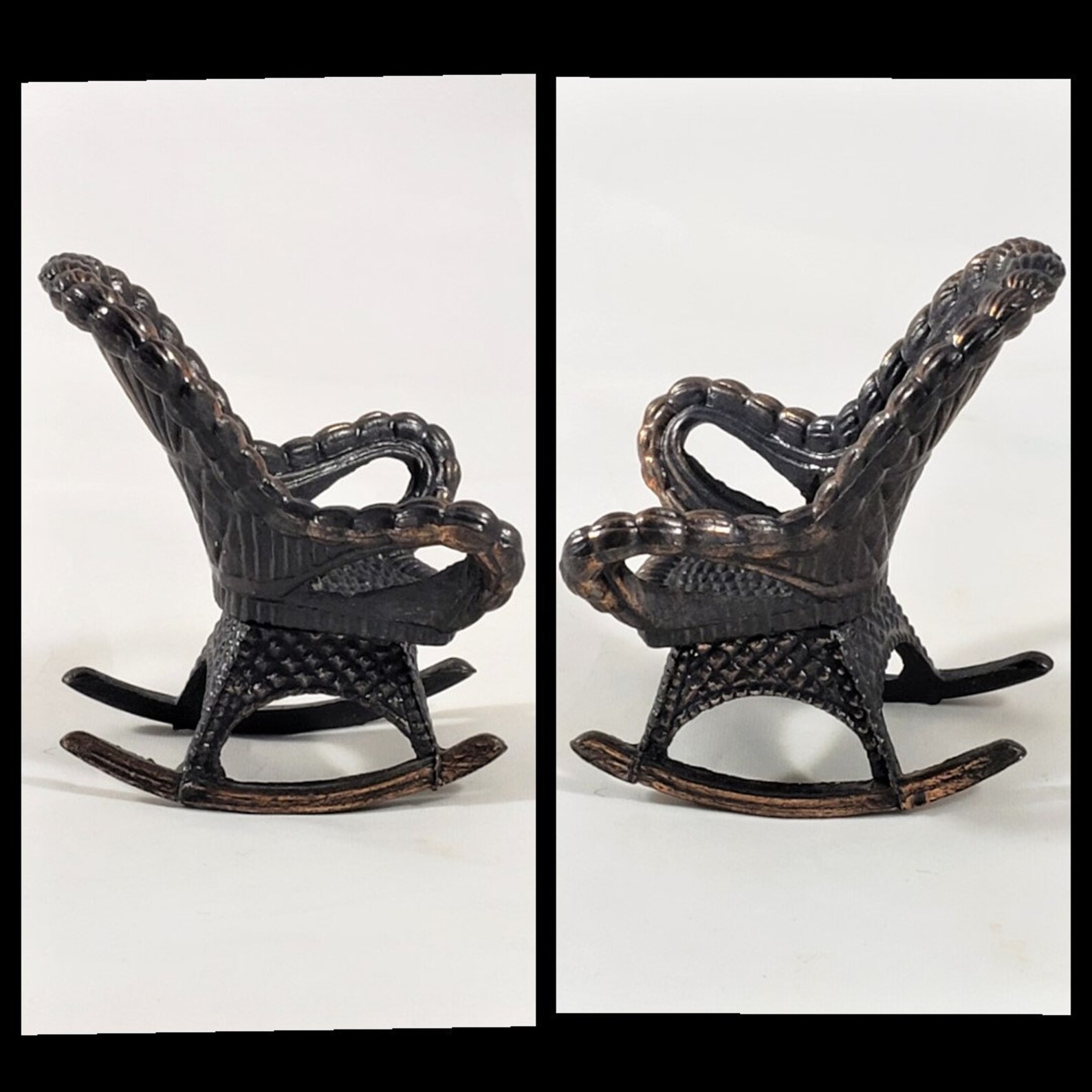 Miniature Rocking Chair and Baby High Chair Holly Hobby Durham Etsy