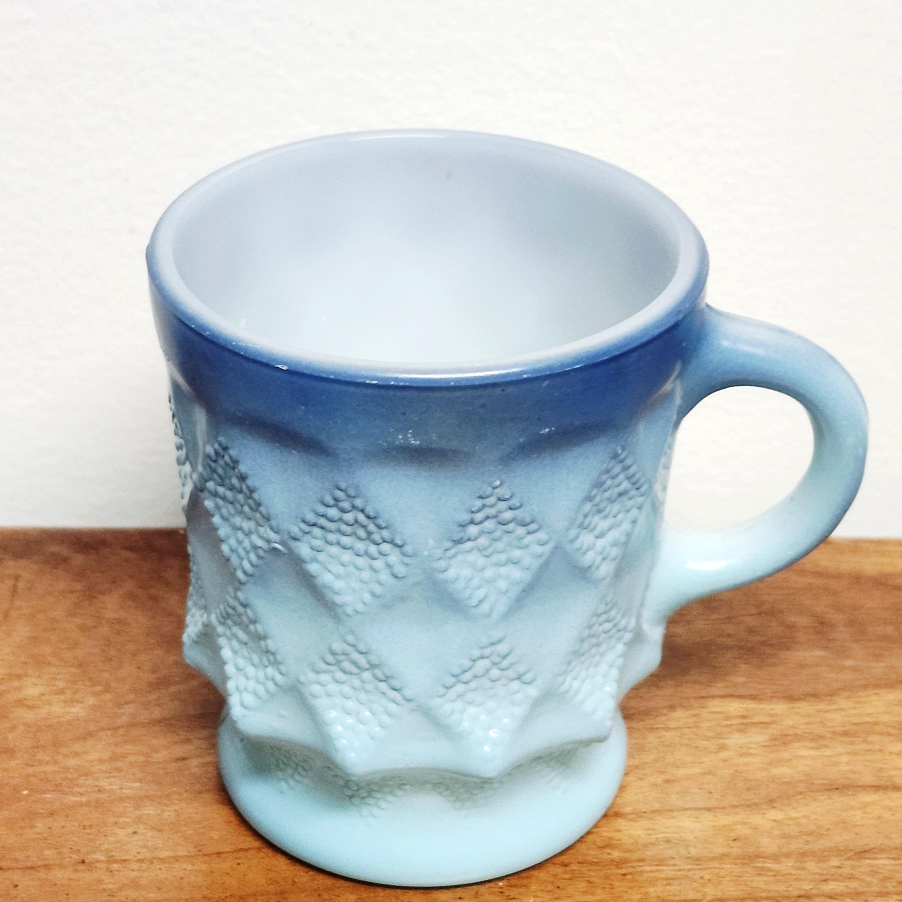 Blue Fire King Mug - Etsy