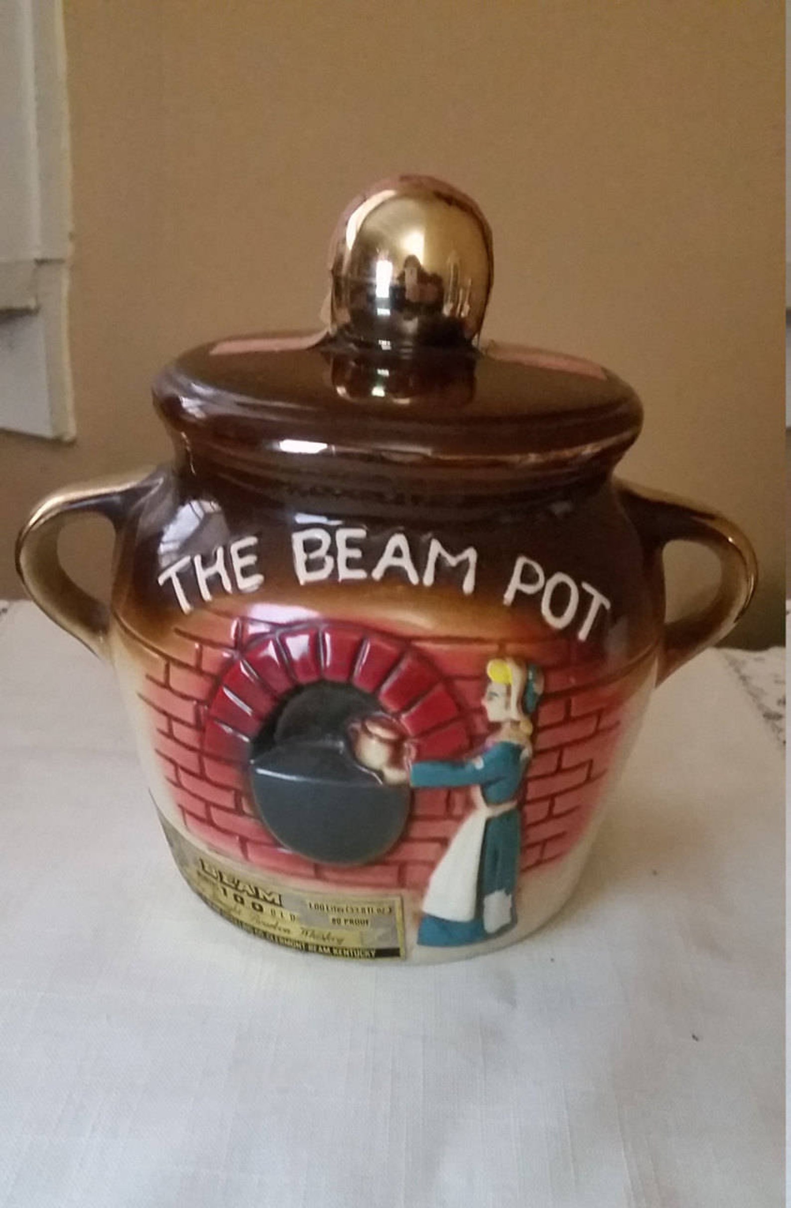 Jim Beam Decanters The Beam Pot New England Club Series Jim Etsy