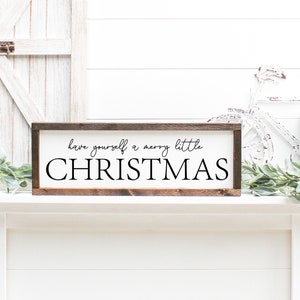 Have Yourself A Merry Little Christmas SVG | Christmas Decor | Christmas SVG | Holiday Decor