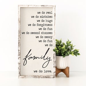 We Do Family | Family SVG | Family Wood Sign | Home Decor