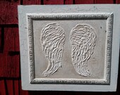 Angel Wings, Wood Sign, Rustic, Upcycled, Vintage, Shabby, Country decor