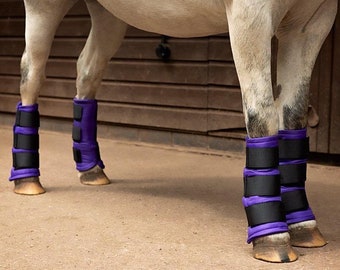 Horse Waterproof Leg Wraps / Stable Wraps / Stable Leg Wraps / Pony Leg Wraps / Equestrian Leg Wraps