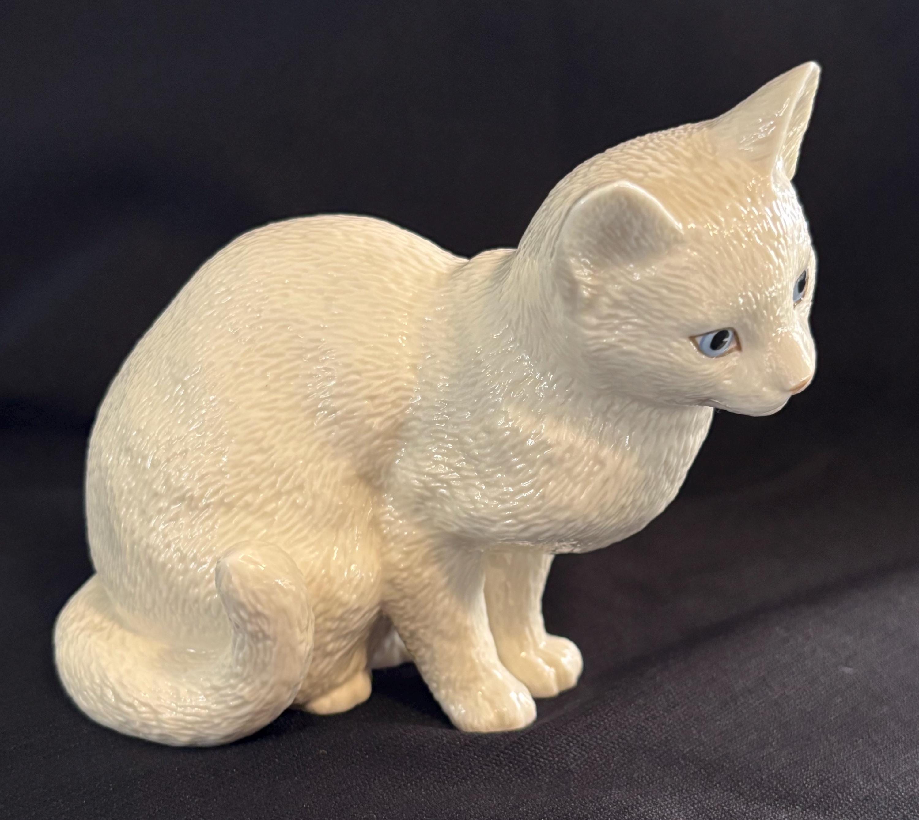 Vintage Lenox White Fascinating Ladybug Cat Figurine - Etsy