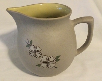 Pigeon Forge Pottery Dogwood Flower Pitcher