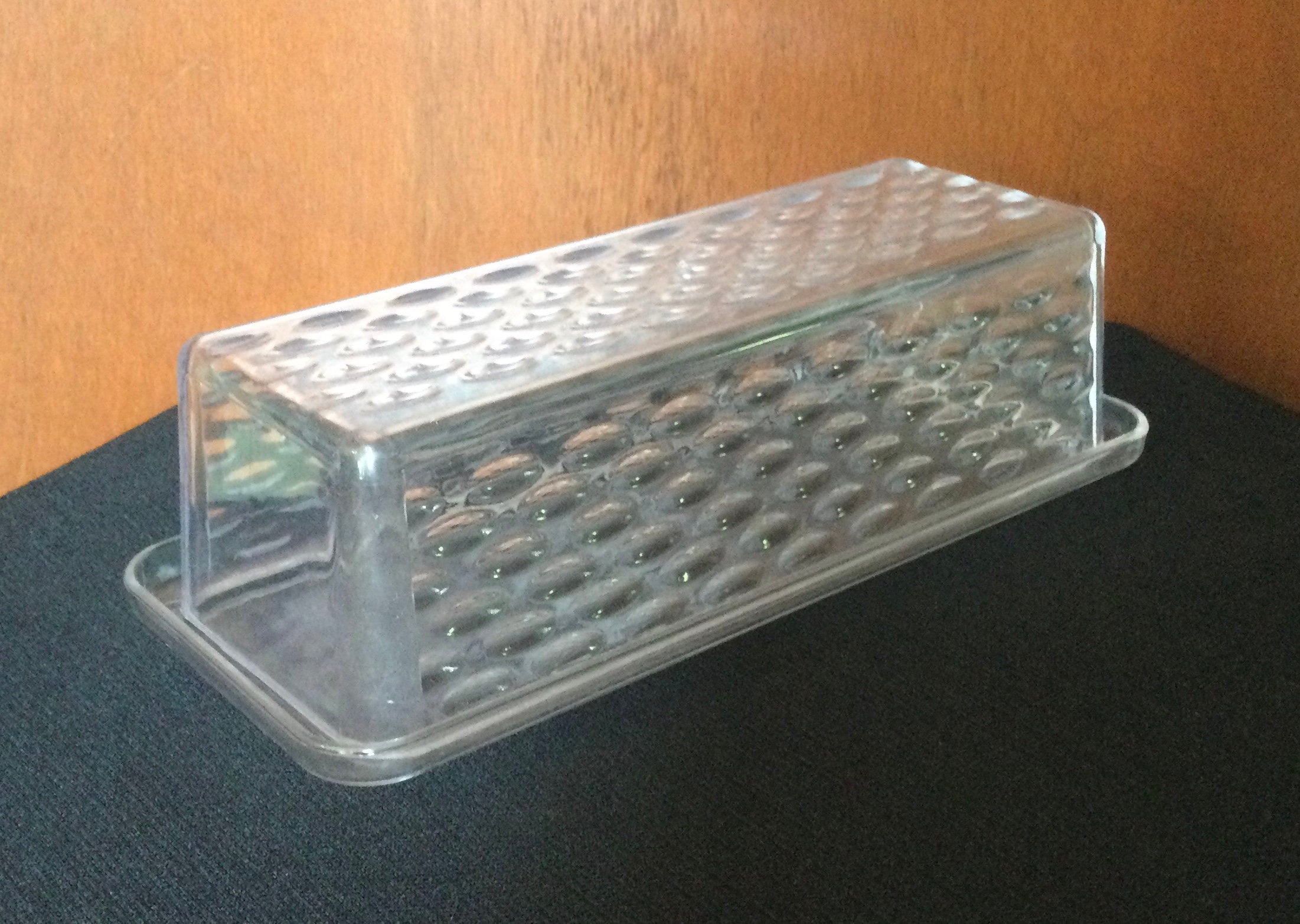 Vintage Chef Craft Clear Plastic Bubble Pattern Butter Dish Etsy