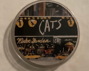 1981 Painting The Town Red Inc. “ Cats “ The Musical Four Piece Coaster Set