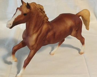 Vintage Breyer Brown & White Horse Figurine