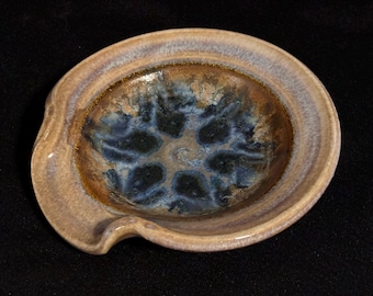 Vintage Clarksville Pottery Stoneware Spoon Rest