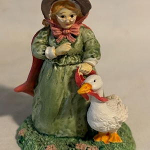 ヴィンテージ マザーグース ミニチュア 陶器 置物 アンティーク Vintage Mother Goose Figurines - Etsy