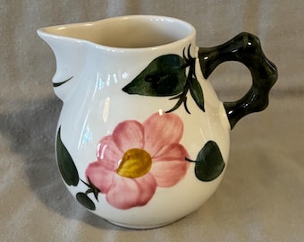 Vintage Villeroy & Boch Wild Rose Pattern Creamer