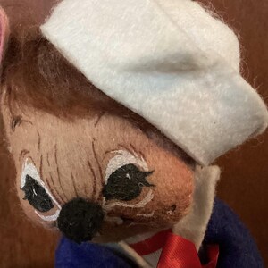 Vintage Annalee Sailor Mouse Doll Figurine bild 8