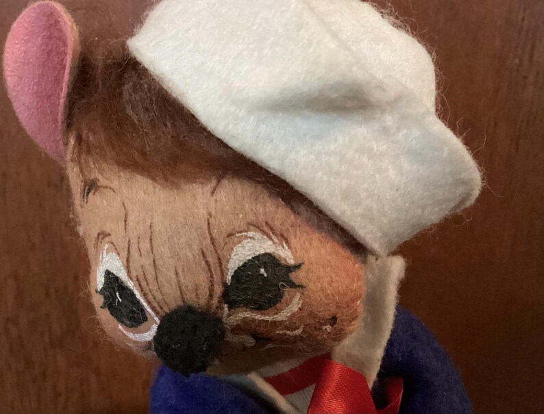 Vintage Annalee Sailor Mouse Doll Figurine bild 8
