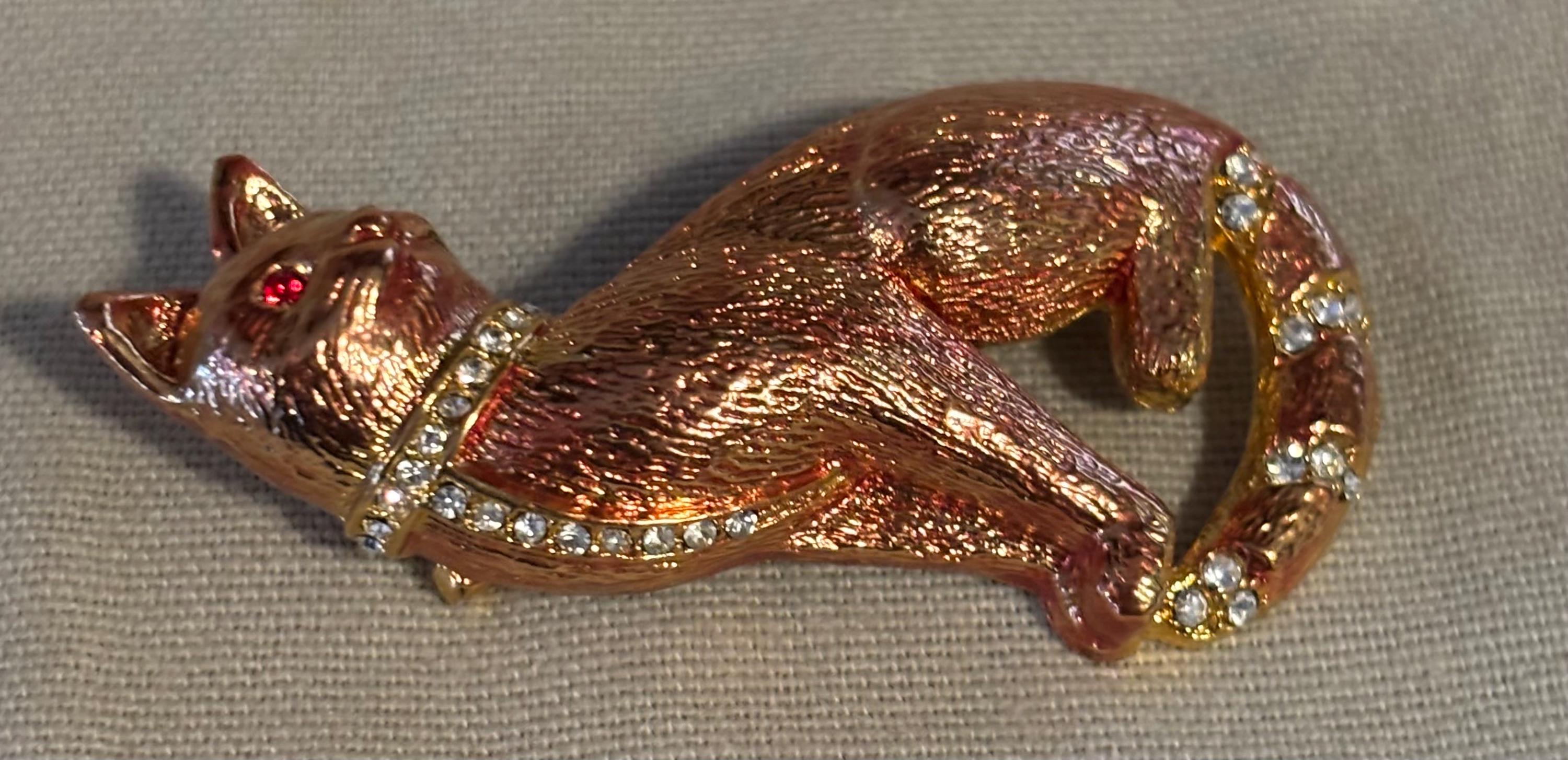 Vintage Henkel & Grosse Christian Dior Rose Goldtone and