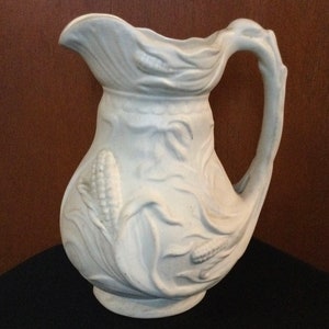 Vintage Metropolitan Museum Of Art/Brooklyn Museum Reproduction Ceramic Cornstalk Pitcher