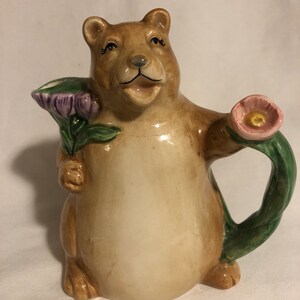 Vintage Mary Ann Baker Otagiri Figural Bear Creamer
