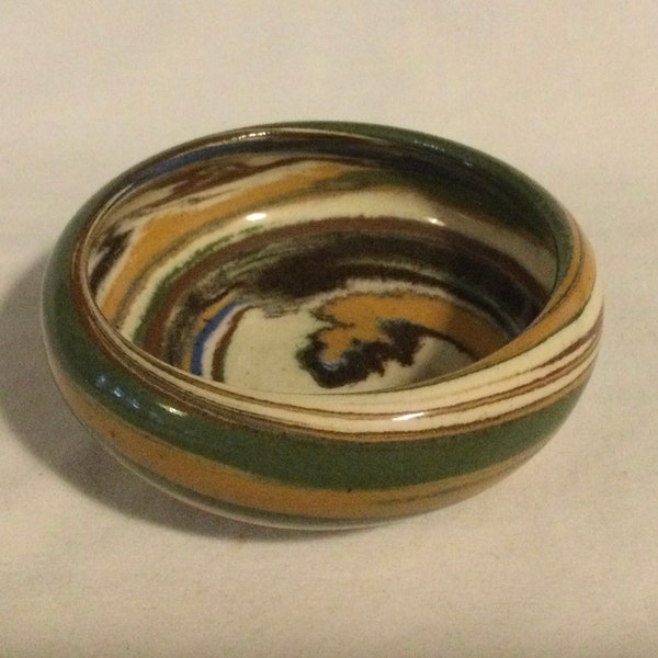 Vintage Fred Harvey Desert Sands Pottery Colorful Small Bowl