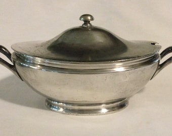 Vintage R. Wallace Silver Soldered Gravy Server 0133