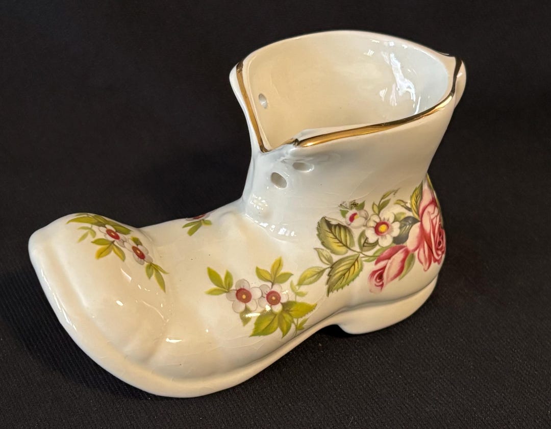 Vintage James Kent Old Foley Harmony Rose Pattern Shoe - Etsy