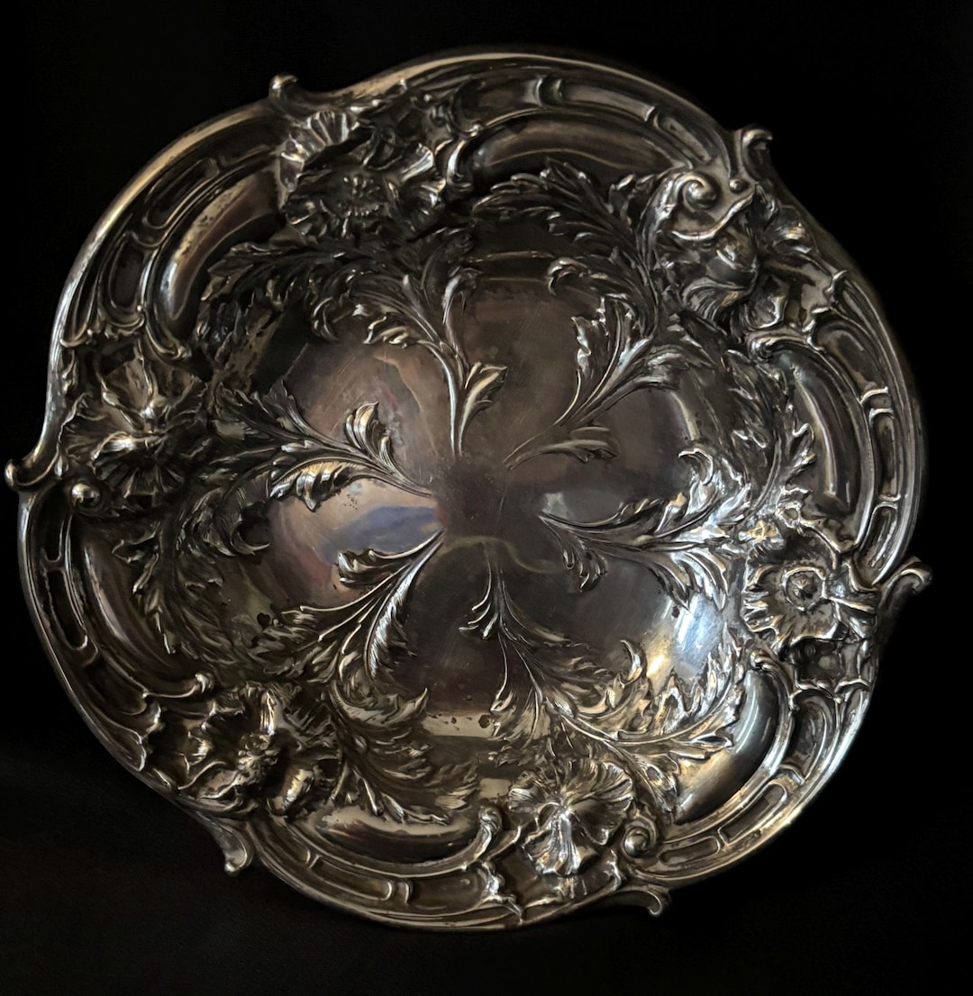 Antique Reed & Barton Sterling Silver Art Nouveau Les Six Fleurs