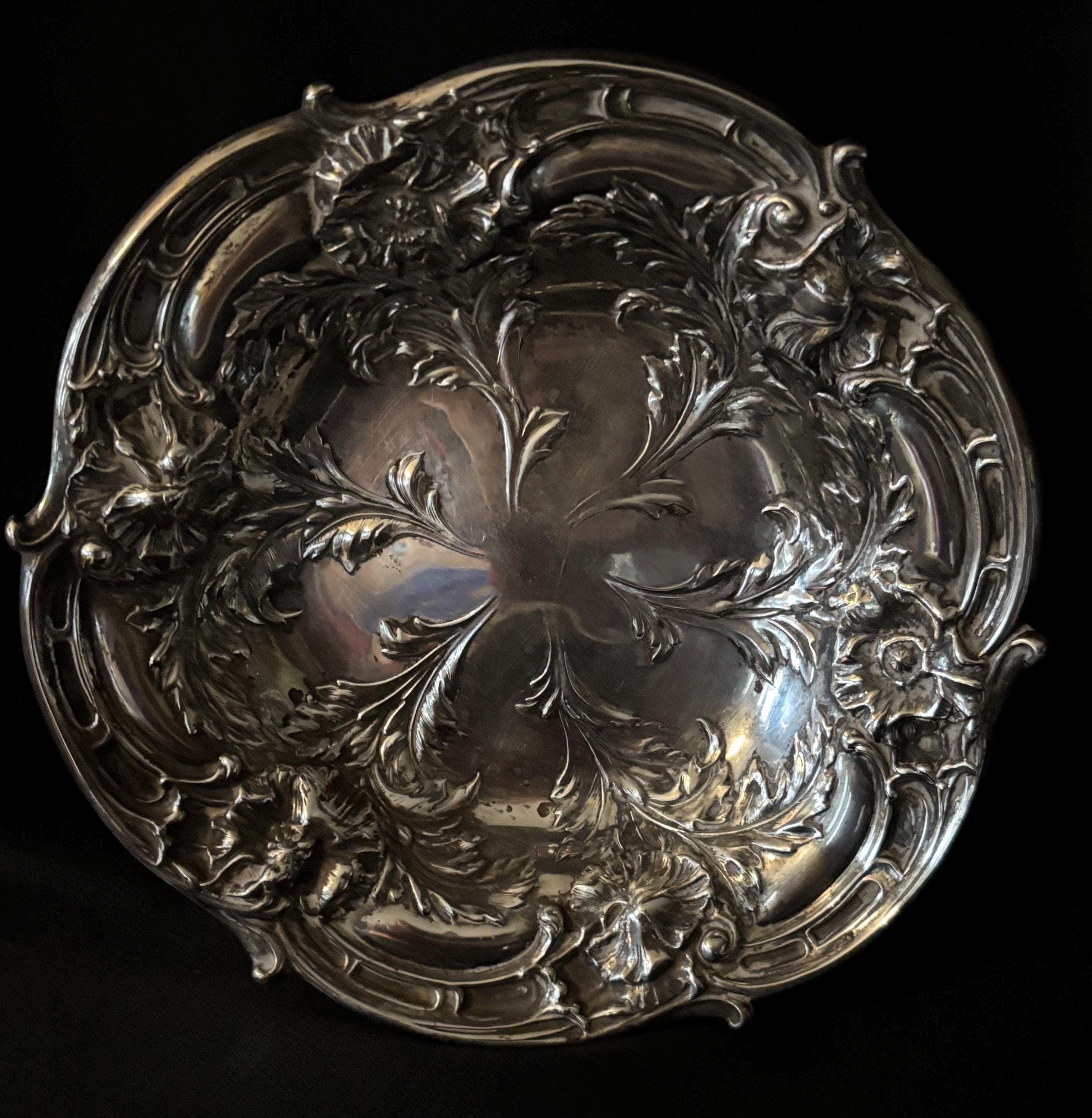 Antique Reed & Barton Sterling Silver Art Nouveau Les Six Fleurs