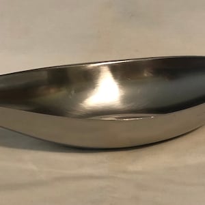 Vintage W M F Cromargan Gunter Kupetz Stainless Steel Biomorphic Design Bowl Mid Century Mid Century Modern German