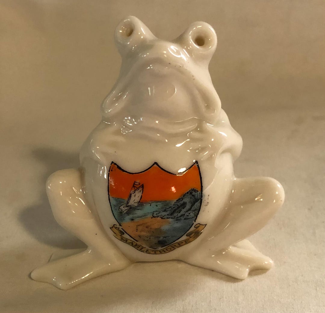 Antique Crest China Mablethorpe Frog Figurine as Is - Etsy