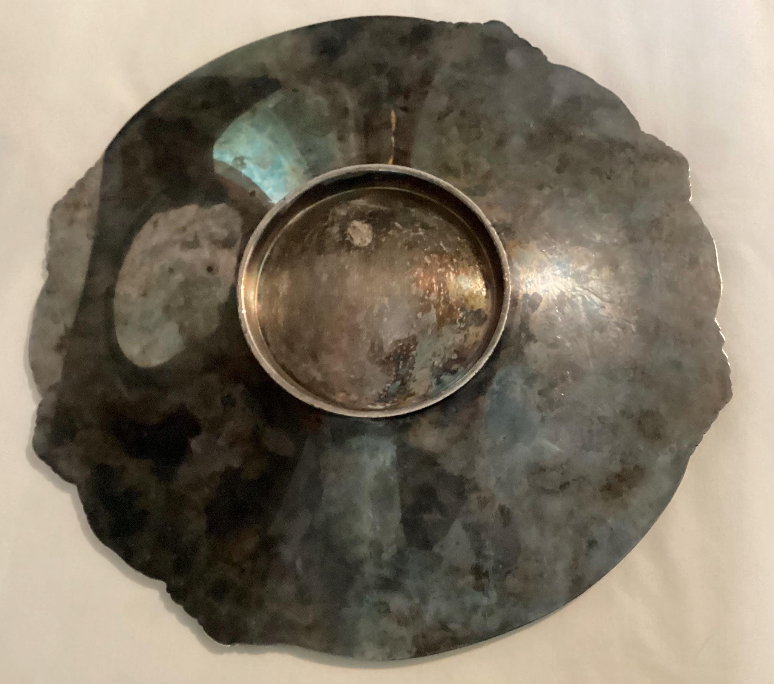 Vintage 1847 Rogers Bros. Heritage Pattern Silverplate Cake