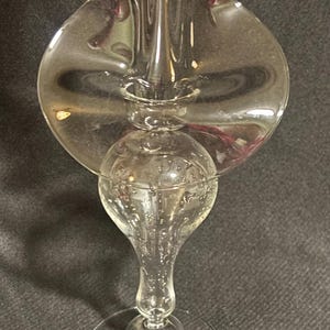 Vintage Blown Glass Jack in the Pulpit Vase